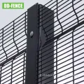 Recinzione anti -climb in rete di saldatura nera verde